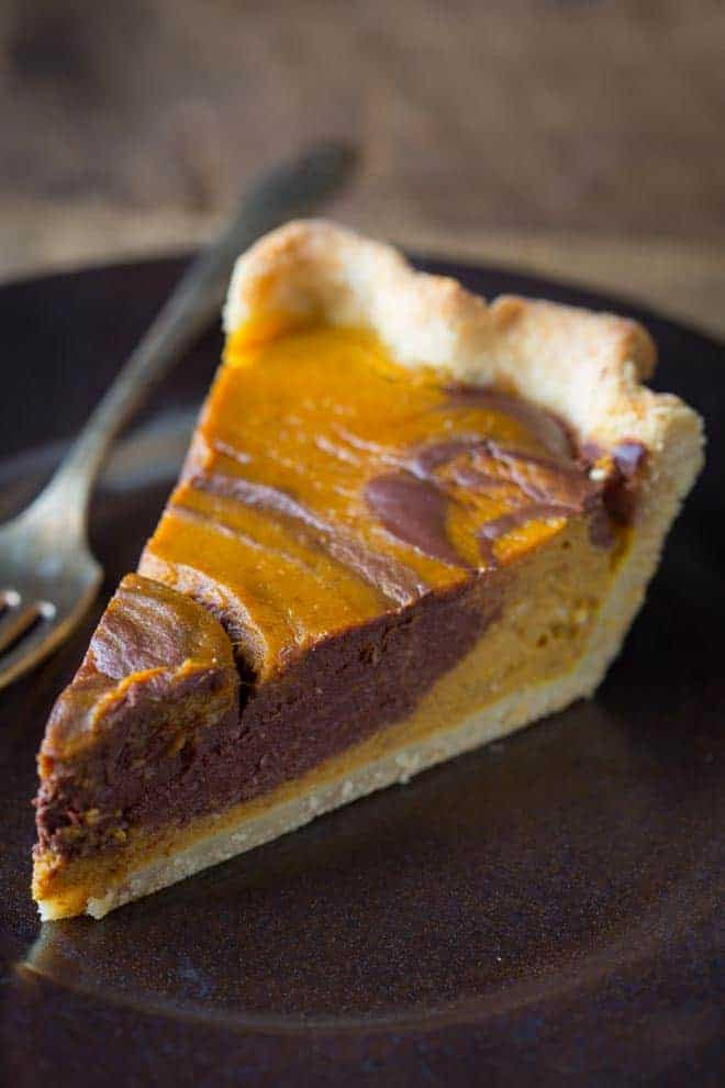 Thanksgiving Pies List
 chocolate swirl pumpkin pie Healthy Seasonal Recipes
