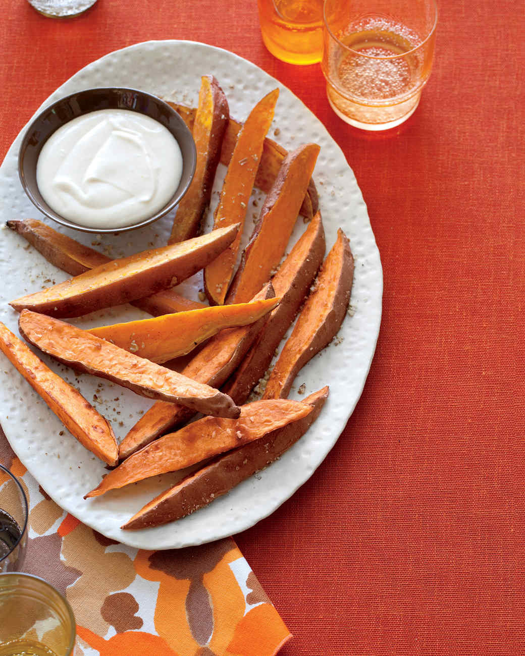 Thanksgiving Potatoes Recipe
 Sweet Potato Fries with Brown Butter Marshmallow Sauce