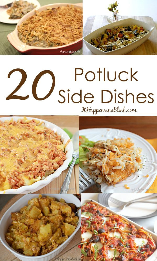 Thanksgiving Potluck Side Dishes
 20 Potluck Side Dishes ItHappensinaBlink