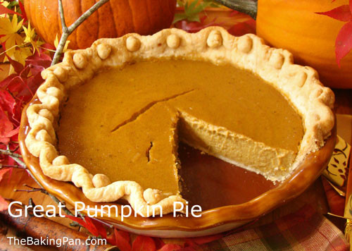 Thanksgiving Pumpkin Pie Recipe
 Great Pumpkin Pie Recipe