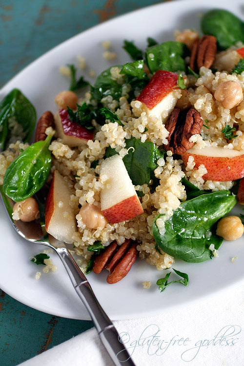 Thanksgiving Quinoa Salad
 Gluten Free Goddess Recipes Gluten Free Holiday Side Dishes