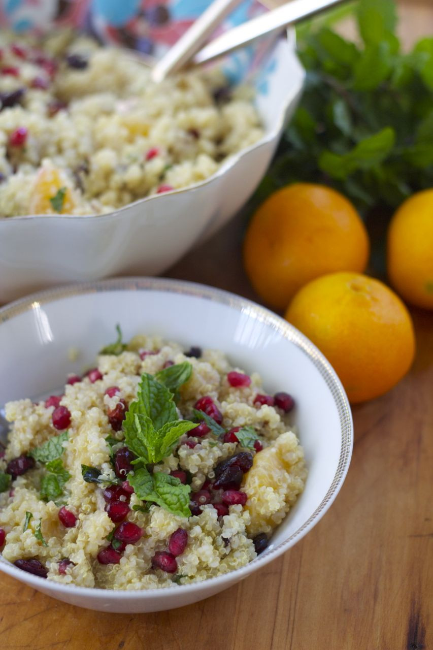 Thanksgiving Quinoa Salad
 Thanksgiving Side Dish Citrusy Quinoa Salad With