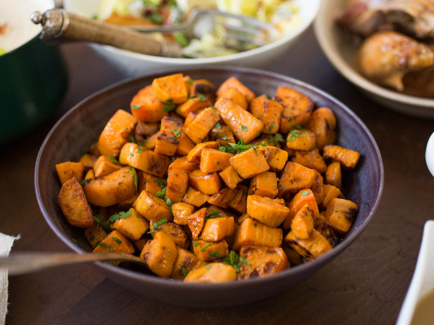 Thanksgiving Roasted Potatoes
 The Best Roasted Sweet Potatoes Recipe