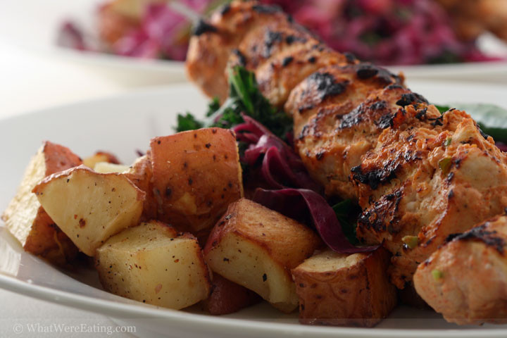 Thanksgiving Roasted Potatoes
 ‘Tang’erific Tandoori Turkey Kabobs What We’re Eating