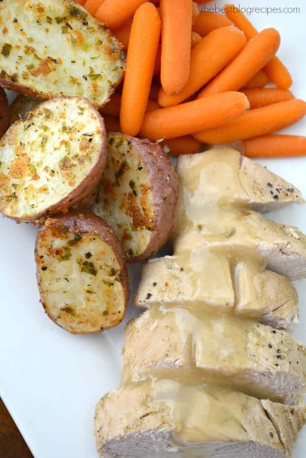 Thanksgiving Roasted Potatoes
 Tuscan Turkey Dinner for Two with Roasted Red Potatoes