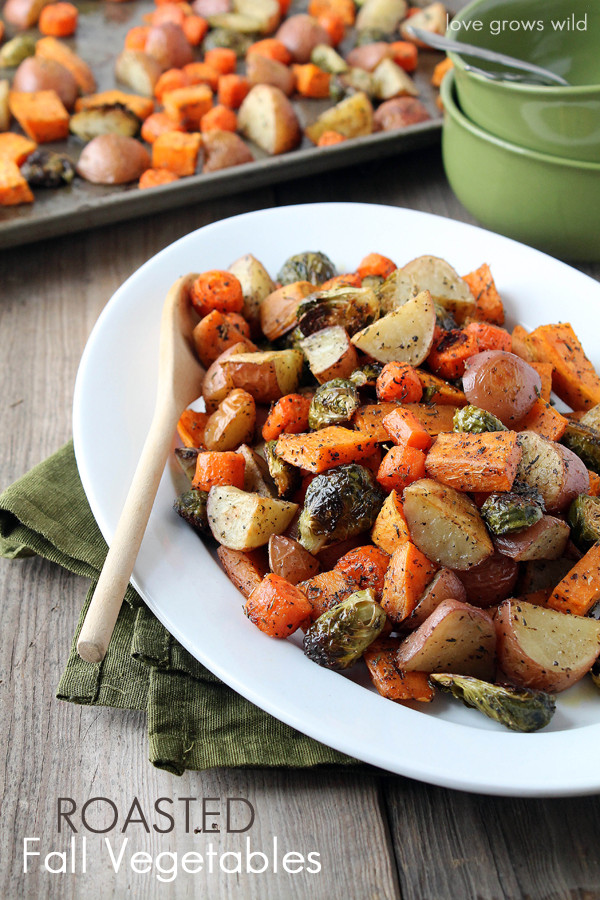 Thanksgiving Roasted Vegetable Side Dishes
 Slow Cooker Butter and Herb Turkey Breast Love Grows Wild
