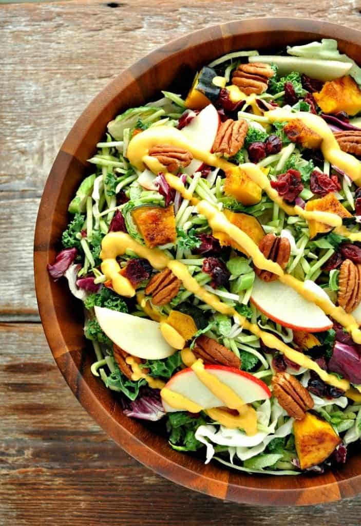 Thanksgiving Side Salads
 Healthy Thanksgiving Side Dish Fall Harvest Salad with