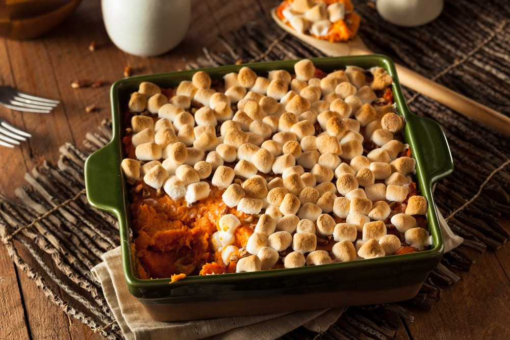 Thanksgiving Sweet Potatoes
 Brown Sugar Glazed Sweet Potatoes with Marshmallows recipe