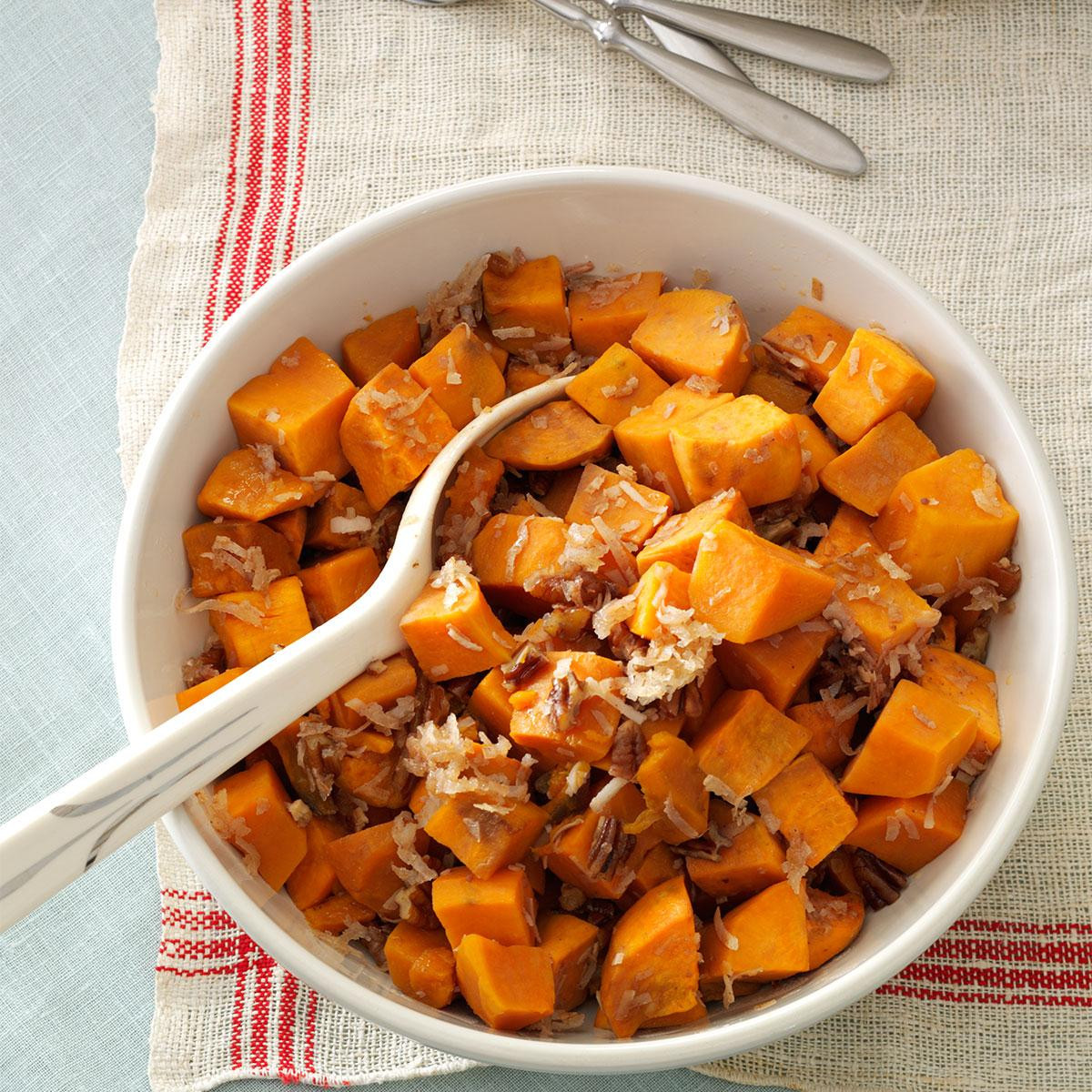 Thanksgiving Sweet Potatoes
 Coconut Pecan Sweet Potatoes Recipe
