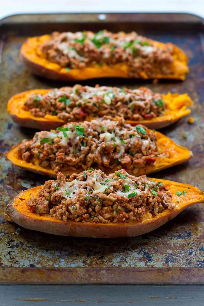 Thanksgiving Sweet Potatoes Recipe
 Turkey Taco Stuffed Sweet Potatoes Recipe 20 Minute Meal