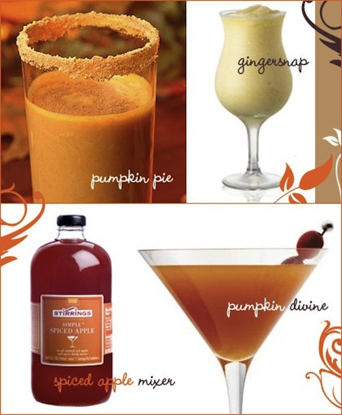 Thanksgiving Themed Drinks
 Cheeky Chic Adult Trick or Treating