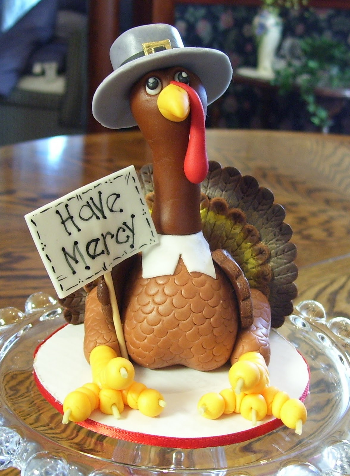Thanksgiving Turkey Cake
 Crazy Cool Cakes by Linda Have Mercy Turkey Tutorial in