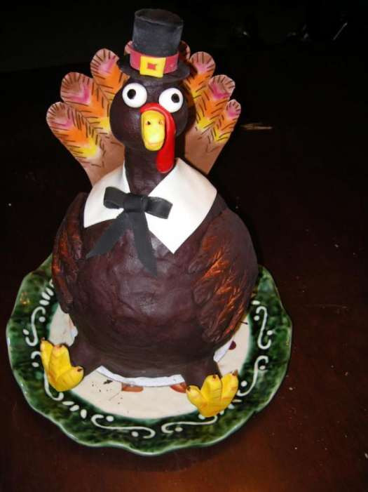 Thanksgiving Turkey Cake
 Thanksgiving Turkey Cakes 23 Pics