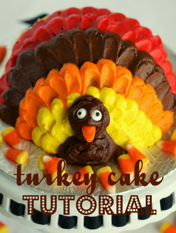 Thanksgiving Turkey Cake
 Half Baked Turkey Cake Tutorial
