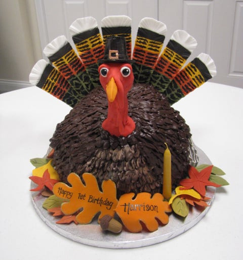 Thanksgiving Turkey Cake
 Elaborate Turkey Cake