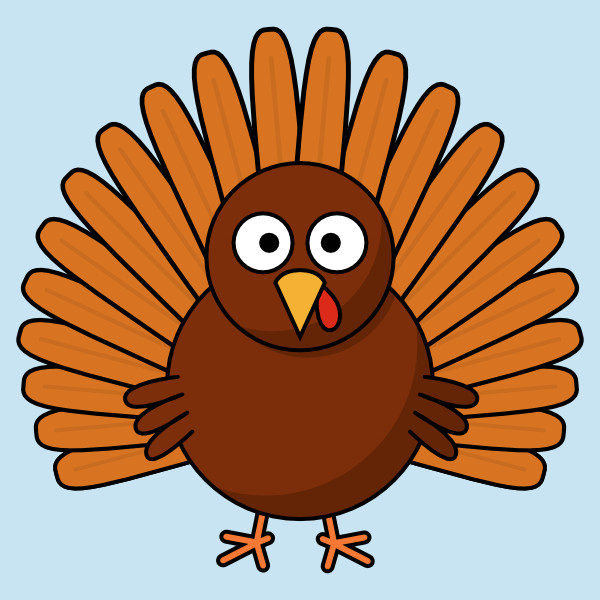 Thanksgiving Turkey Cartoon Images
 How to Draw a Cartoon Turkey