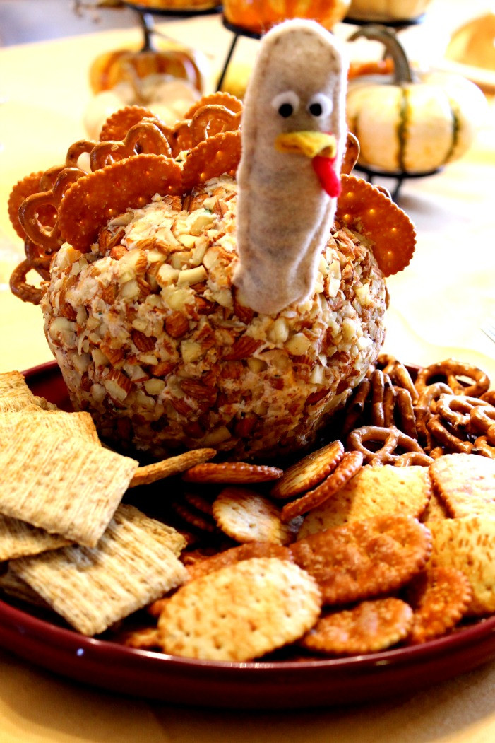 Thanksgiving Turkey Cheese Ball
 Miss Lovie I Know Thanksgiving is Way Past Over