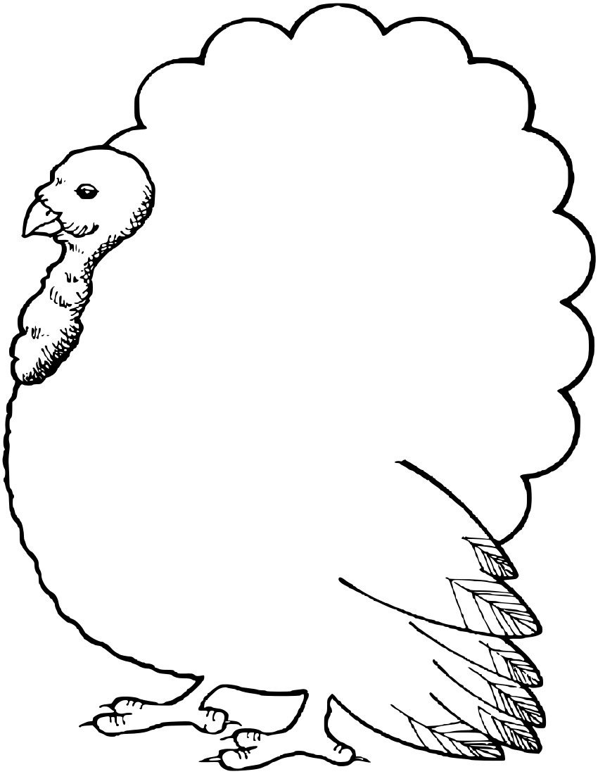 Thanksgiving Turkey Clipart Black And White
 Turkey black and white thanksgiving black and white