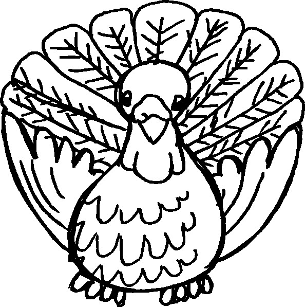 Thanksgiving Turkey Clipart Black And White
 Turkey Black And White Clip Art at Clker vector clip