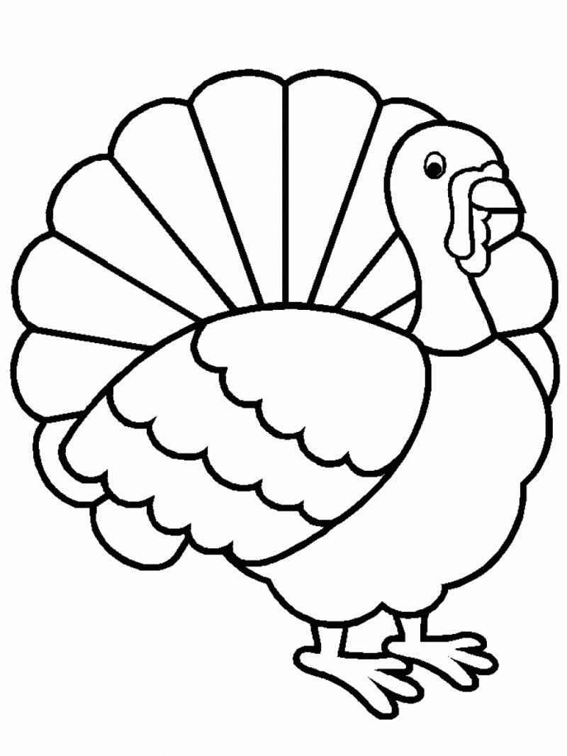 Thanksgiving Turkey Coloring Page
 Thanksgiving Day Printable Coloring Pages Minnesota Miranda