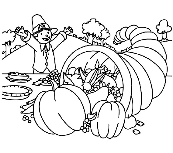 Thanksgiving Turkey Coloring Page
 10 Thanksgiving Coloring Pages