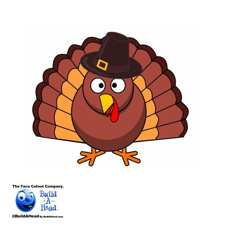 Thanksgiving Turkey Cut Out
 12 Inch Turkey Face Cutout Build A Head