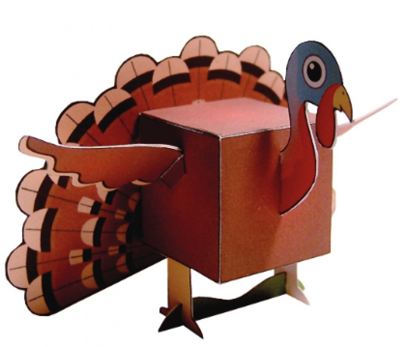 Thanksgiving Turkey Cut Out
 3 fun printable turkey cut out patterns for your