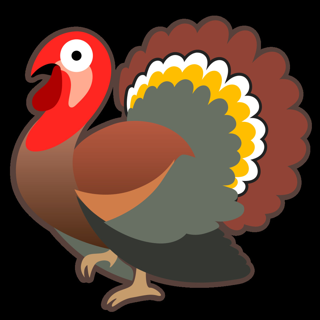 Thanksgiving Turkey Emoji
 Turkey Icon Noto Emoji Animals Nature Iconset