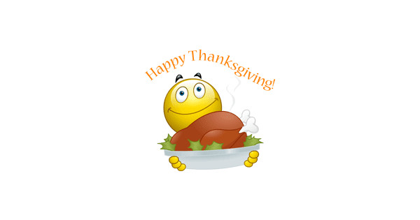 Thanksgiving Turkey Emoji
 Happy Thanksgiving Smiley Symbols and Chat