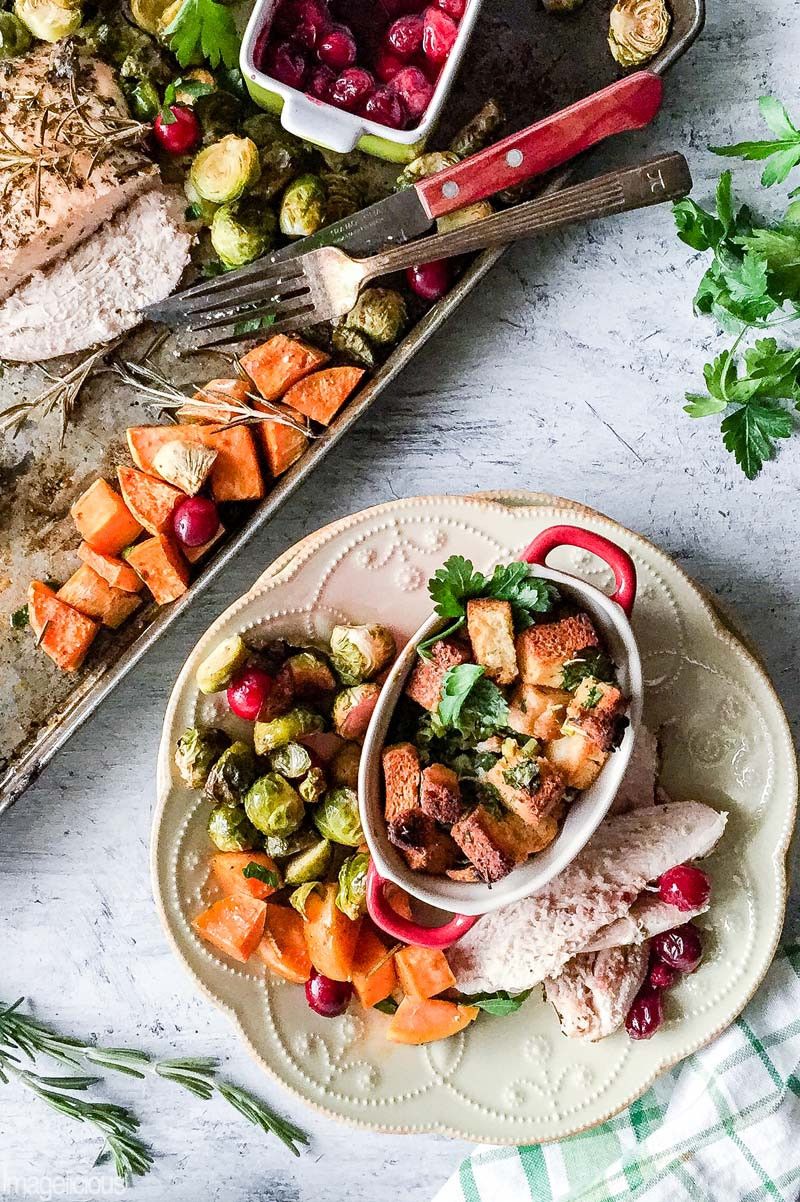 Thanksgiving Turkey For Two
 Easy and Beautiful Sheet Pan Thanksgiving Dinner for Two