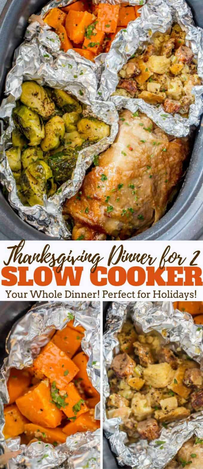 Thanksgiving Turkey For Two
 Slow Cooker Thanksgiving Dinner for 2 Dinner then