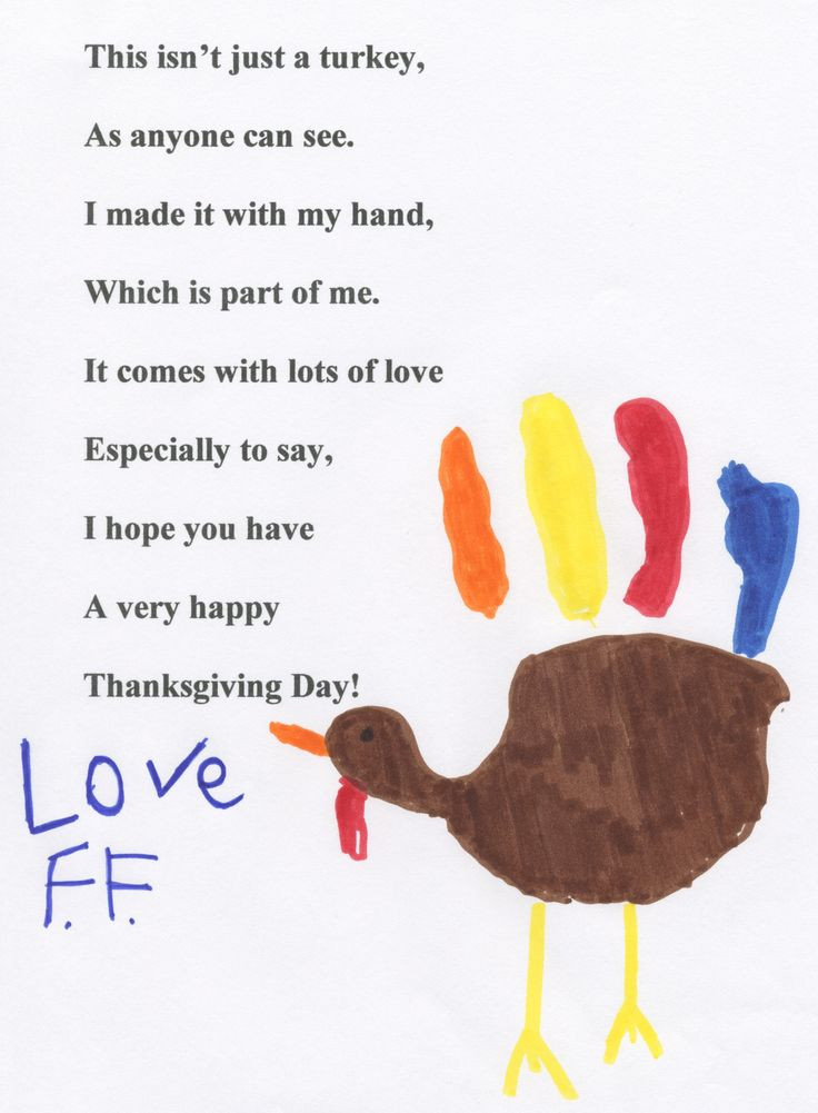 Thanksgiving Turkey Handprint
 Handprint Quotes For Grandma QuotesGram
