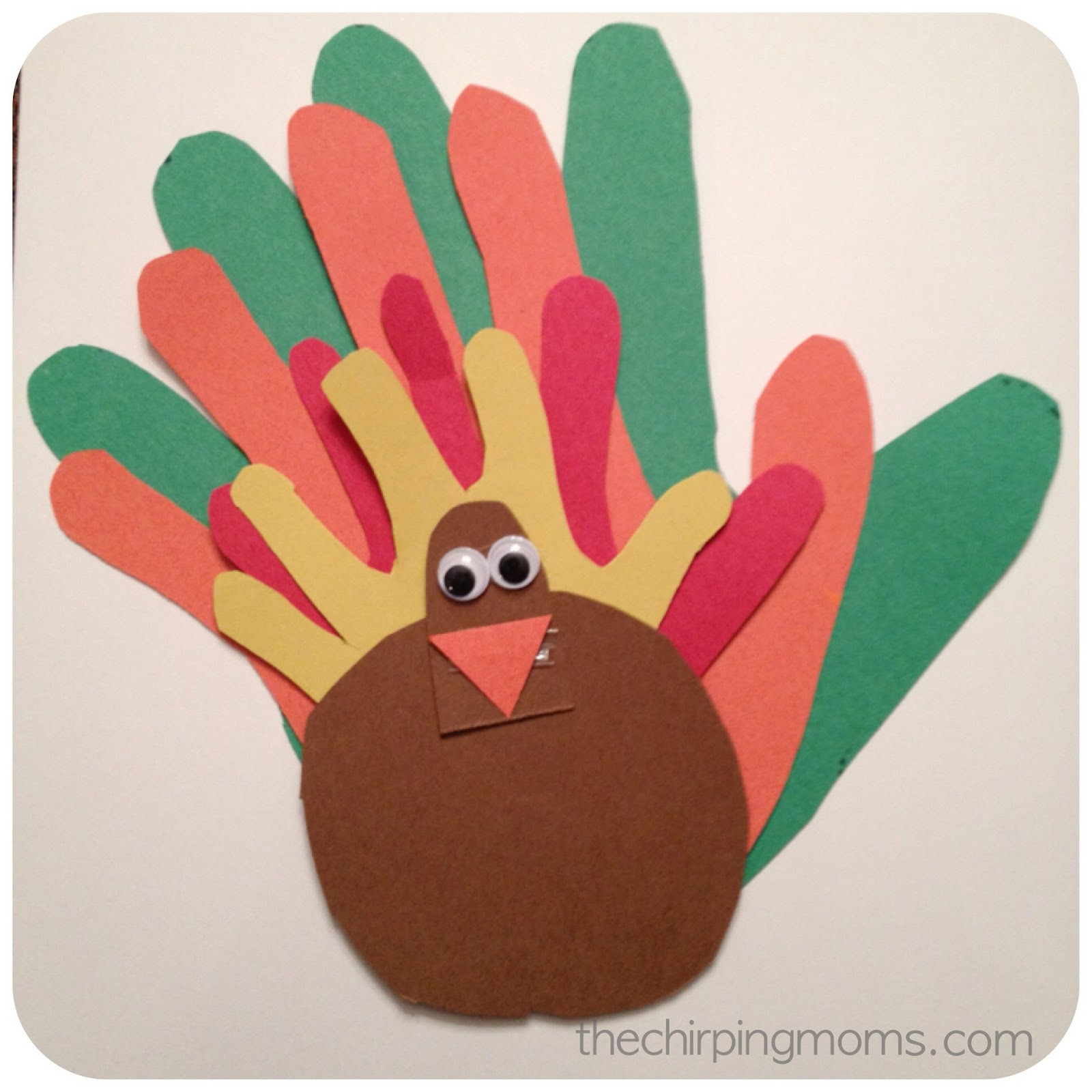 Thanksgiving Turkey Handprint
 Thanksgiving Handprints The Chirping Moms