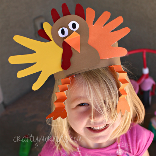 Thanksgiving Turkey Hat
 Thanksgiving Kids Crafts