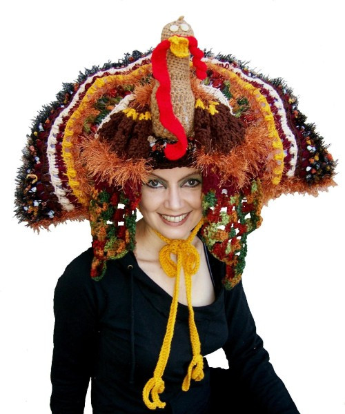 Thanksgiving Turkey Hat
 Haiku Wednesday Funny Hats