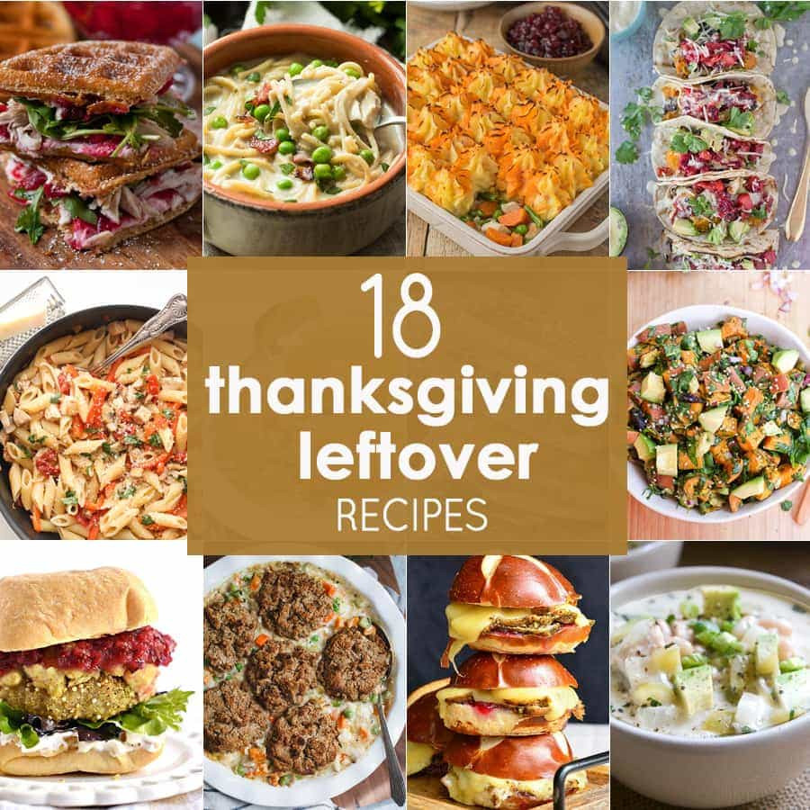 Thanksgiving Turkey Leftover Recipes
 18 Thanksgiving Leftover Recipes The Cookie Rookie