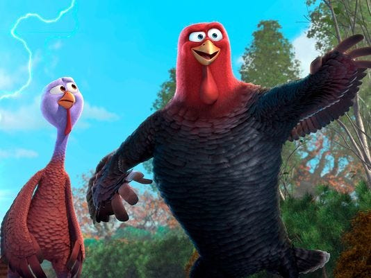 Thanksgiving Turkey Movie
 Free Birds sneak peek