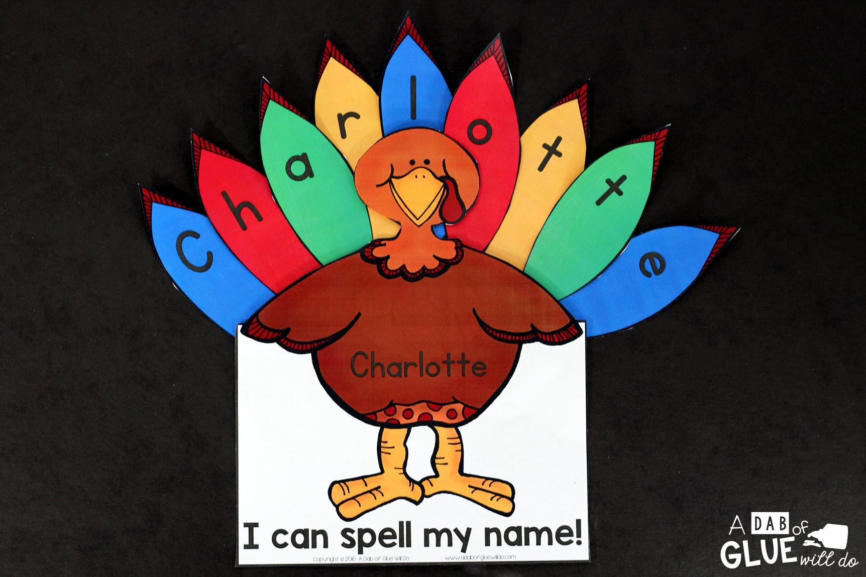 Thanksgiving Turkey Names
 Turkey Names A Dab of Glue Will Do