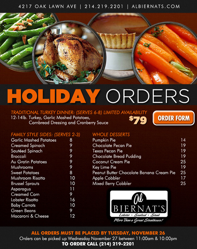 Thanksgiving Turkey Order
 2013 Thanksgiving Guide Where to Pre Order Turkeys and