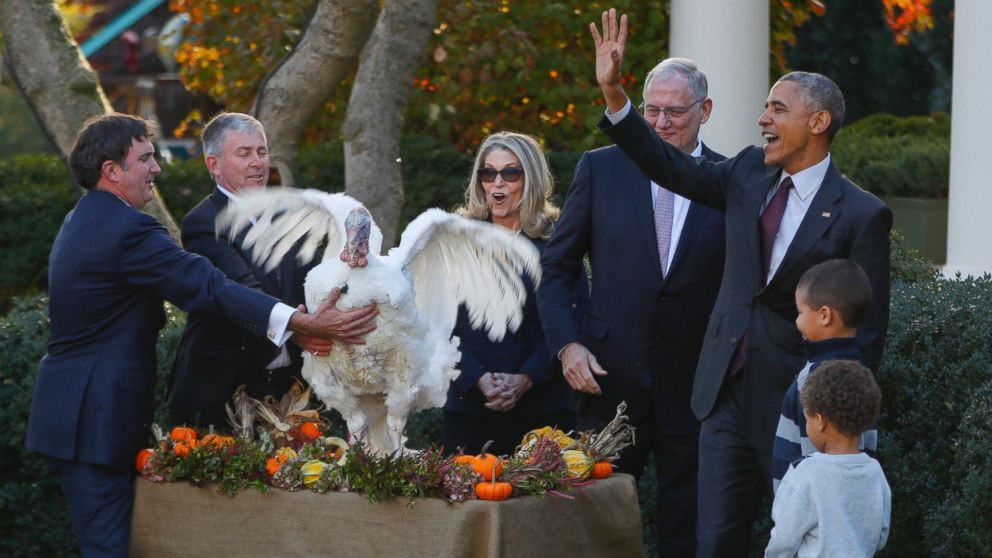 Thanksgiving Turkey Pardon
 President Obama Pardons Thanksgiving Turkeys for the Last
