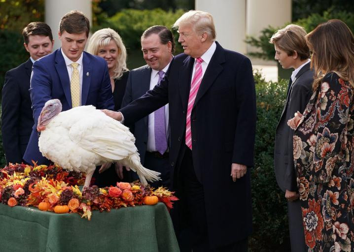 Thanksgiving Turkey Pardon
 Trump endorses “MAGAPill” conspiracy site