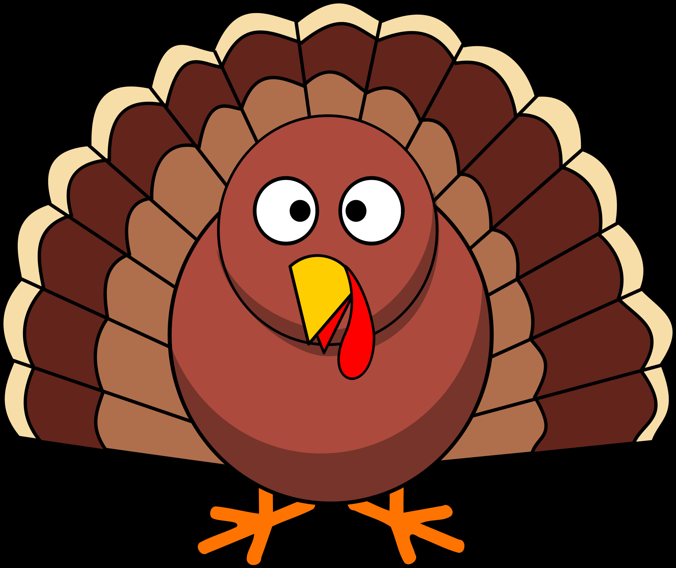 Thanksgiving Turkey Pictures Clip Art
 Cartoon Turkey Clipart Clipart Suggest