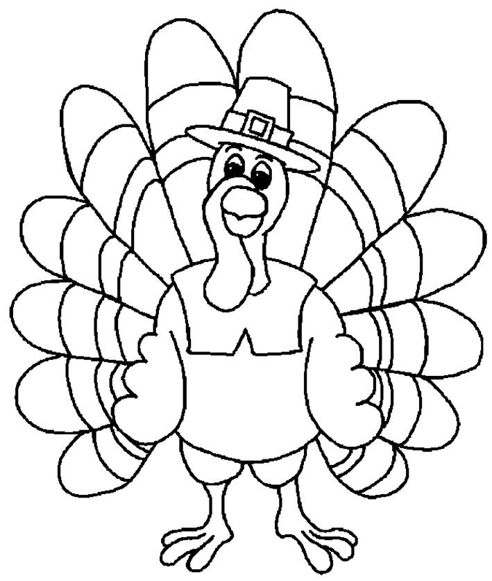 Thanksgiving Turkey Pictures To Color
 12 best thanksgiving worksheets images on Pinterest