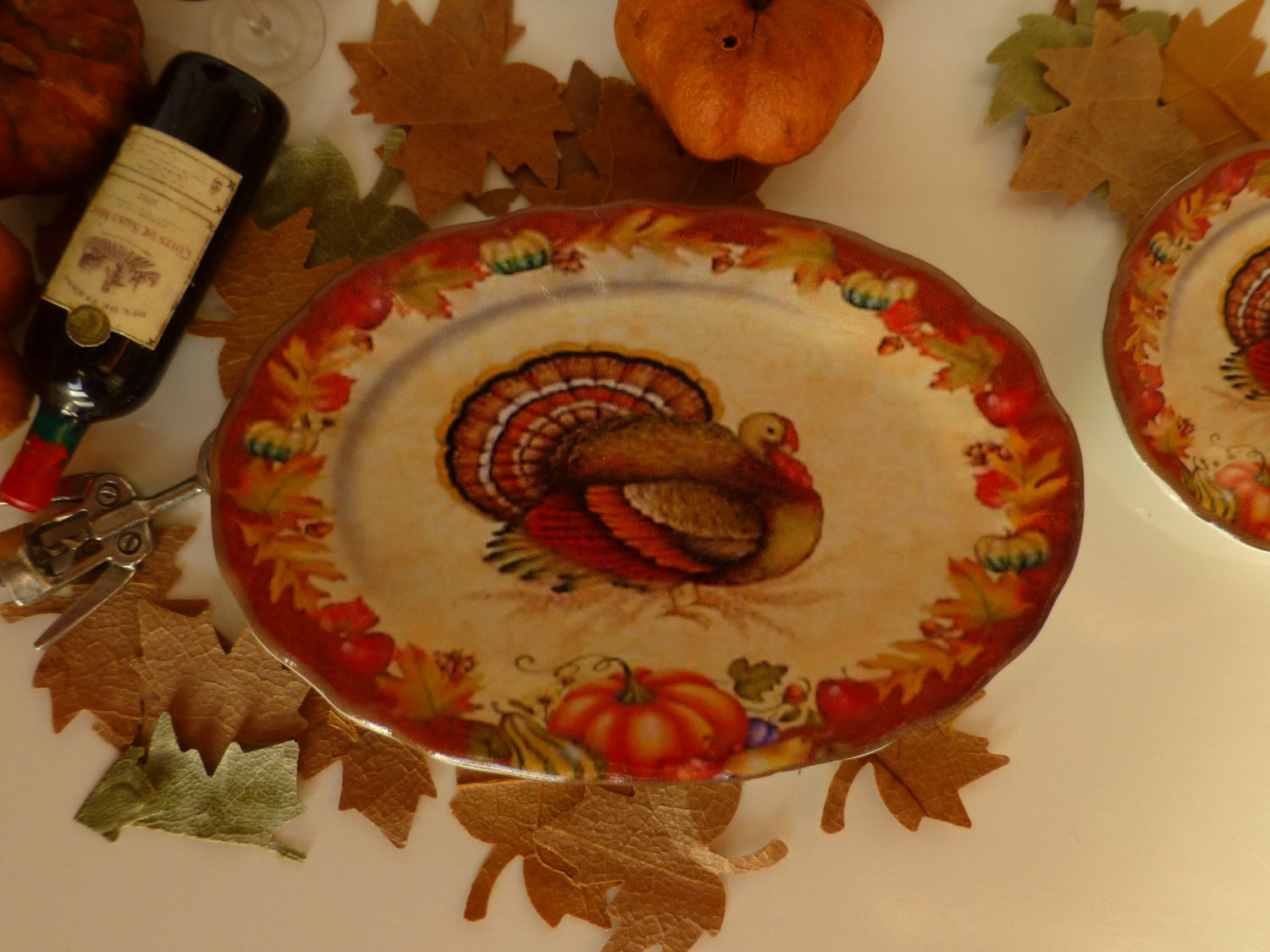 Thanksgiving Turkey Platter
 Thanksgiving Turkey Platter for Dollhouse