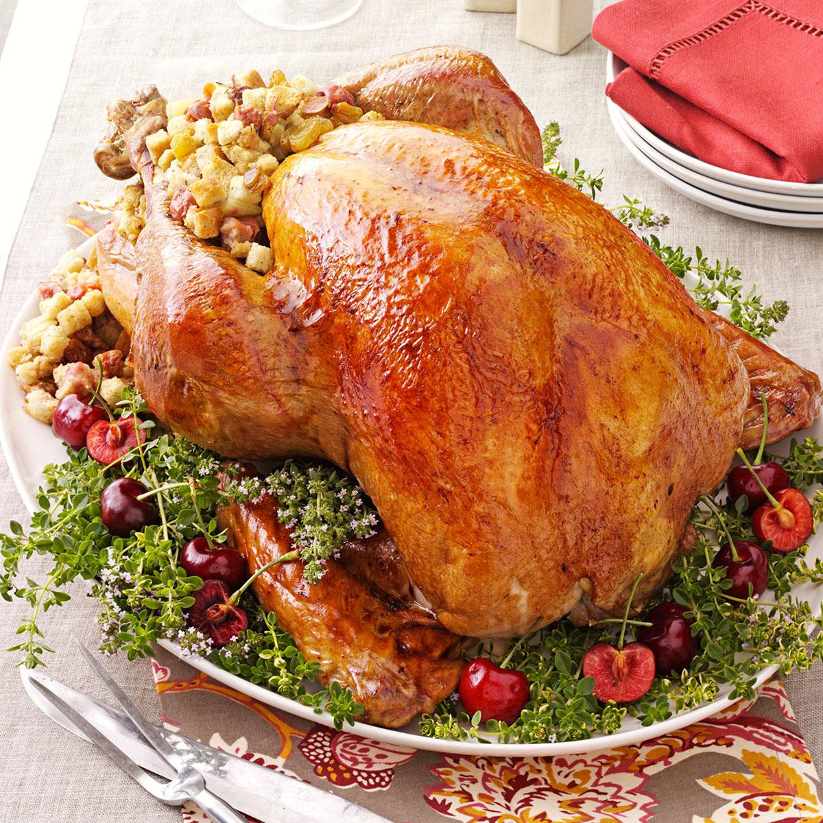 Thanksgiving Turkey Recipe With Stuffing
 Turkey with Cherry Stuffing Recipe