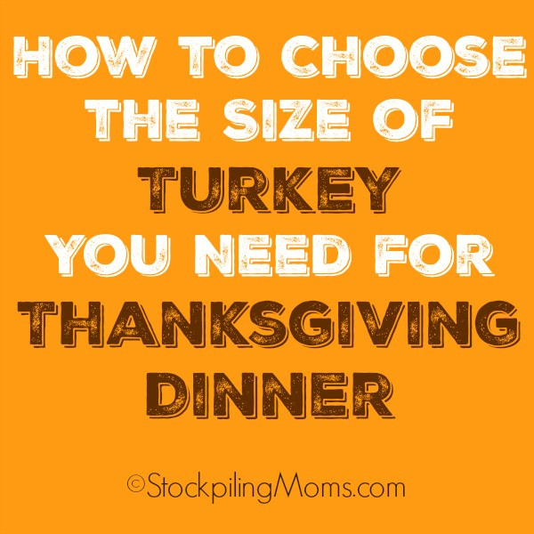 Thanksgiving Turkey Size
 How to Choose the Size of Turkey You Need for Thanksgiving