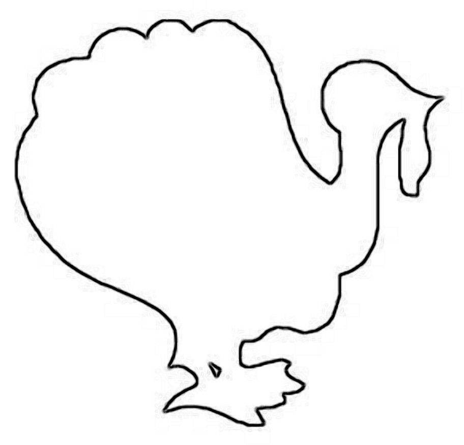 Thanksgiving Turkey Template
 free turkey patterns to paint on wood