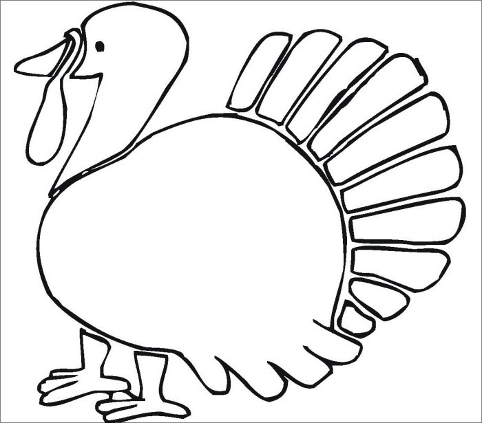 Thanksgiving Turkey Template
 Turkey Template Animal Templates