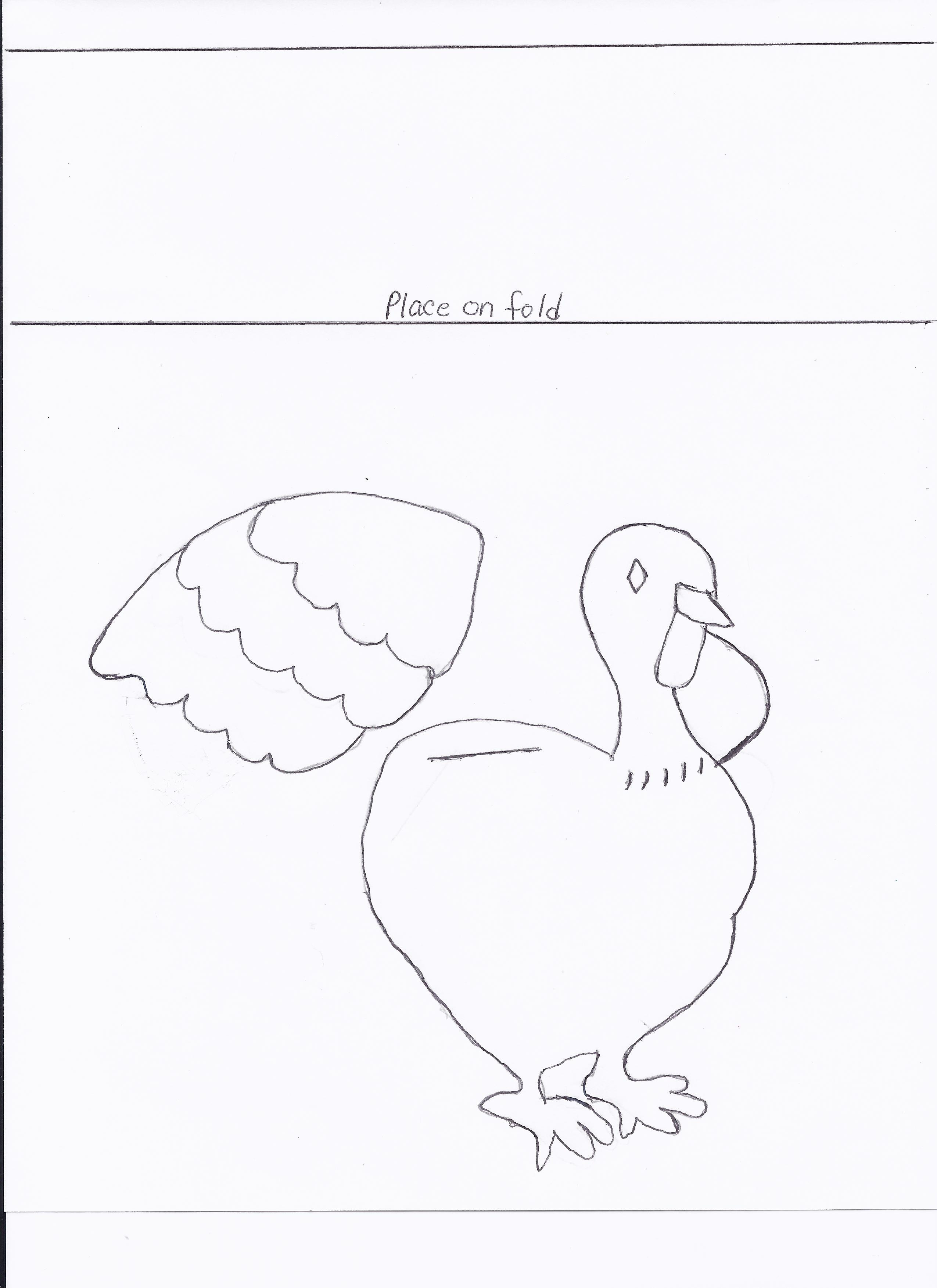 Thanksgiving Turkey Template
 Thanksgiving Legend Sunday School Lesson