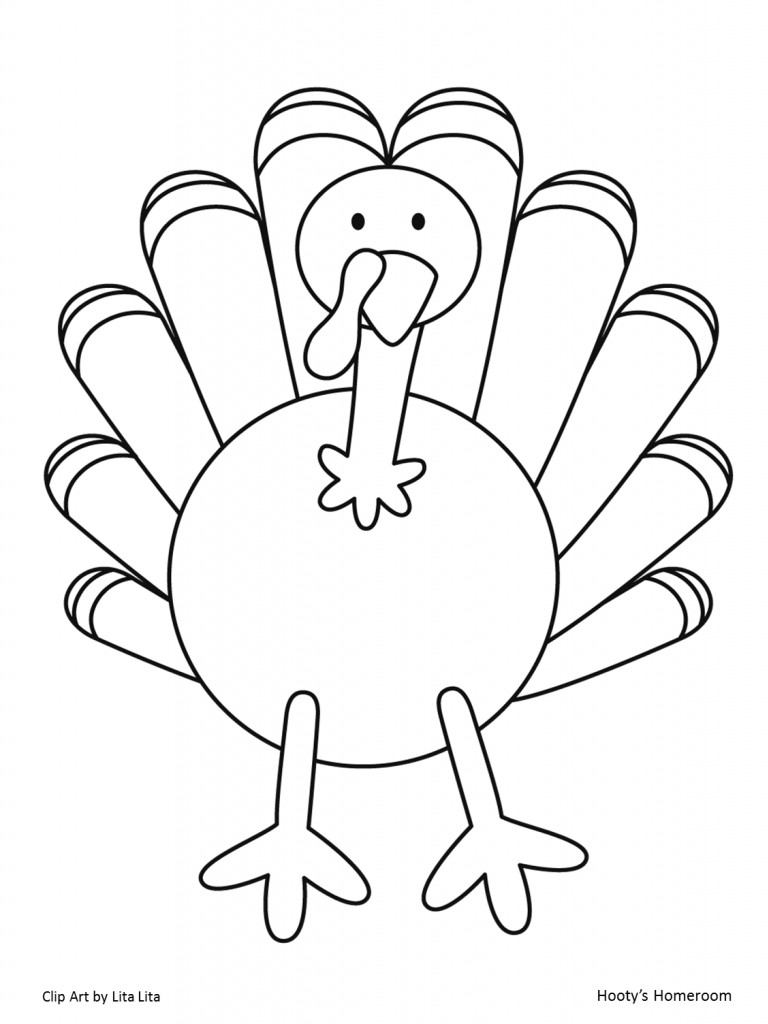 Thanksgiving Turkey Template
 It’s Turkey Time FREEBIE Hooty s Homeroom